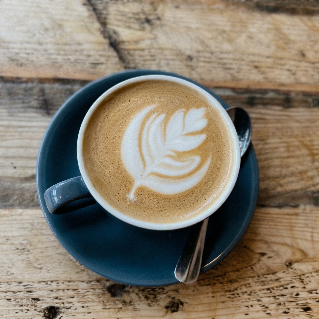Freshly brewed coffee